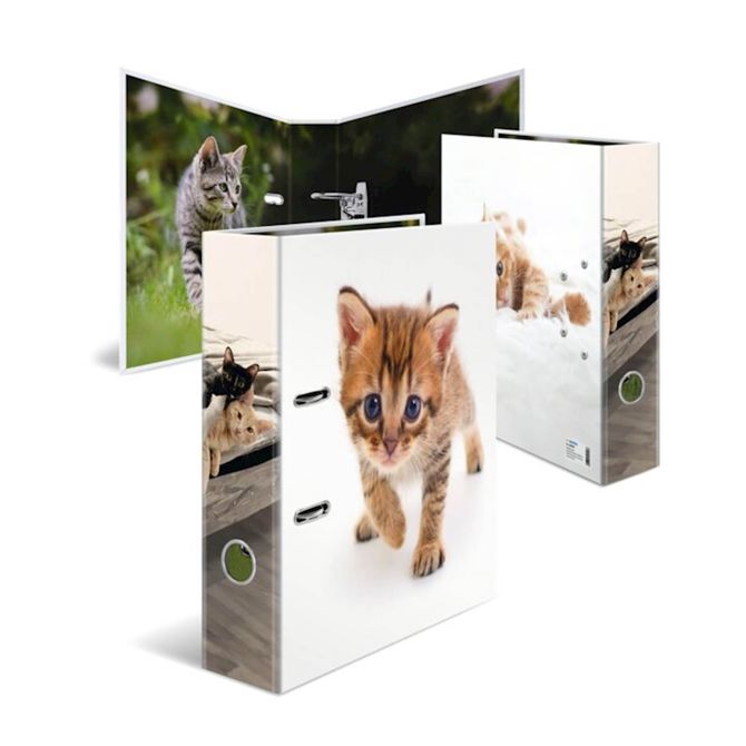 Herma registrator, A4, 70 mm, Favorite animals Mucek 4