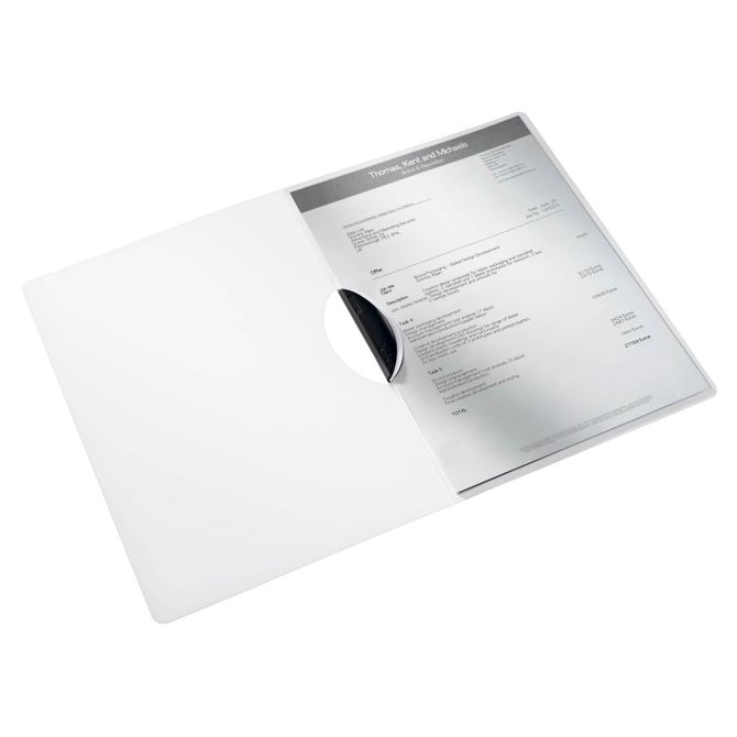 Leitz clip mapa WOW, A4, bela 2