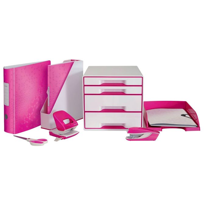 Leitz mapa z vl. mapami WOW 40/1, A4, pink 4
