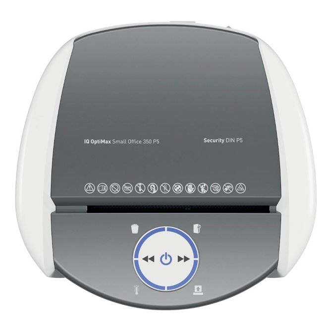 Uničevalec dokumentov Leitz IQ OptiMax Small Office 350, P-5, mikrorez, 22 L, do 8 listov 5