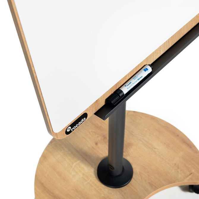 Lesena samostoječa tabla 69x113cm kolesa  – Rocada Natural 5