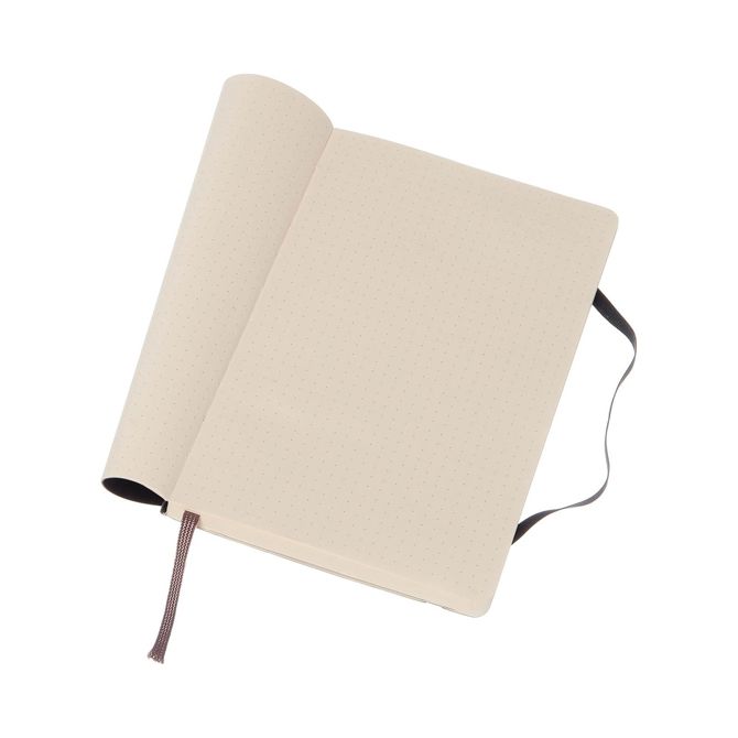 Moleskine notebook, Large, pikice, mehke platnice 3