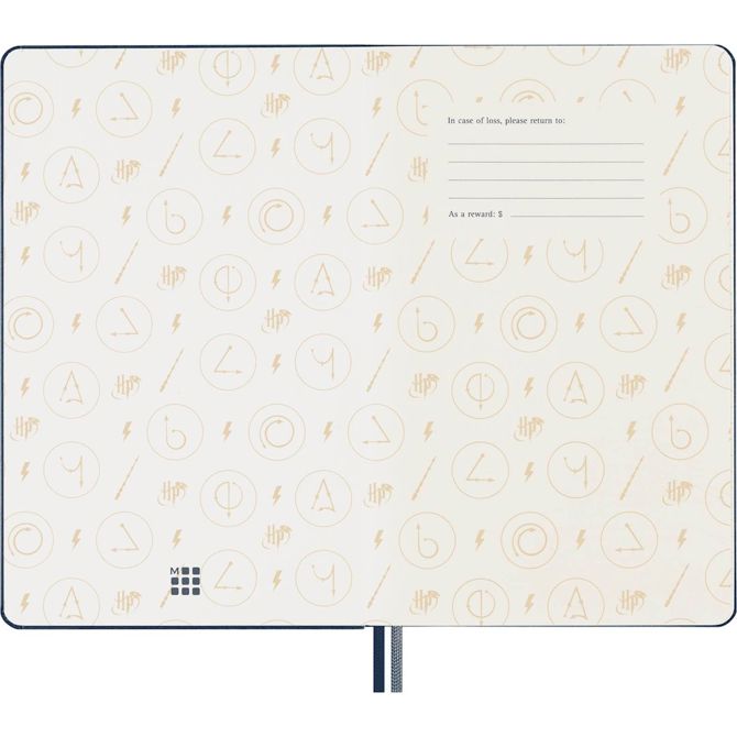 Moleskine notebook, Le Harry Potter Patronum, LG, črtni, trde platnice 2