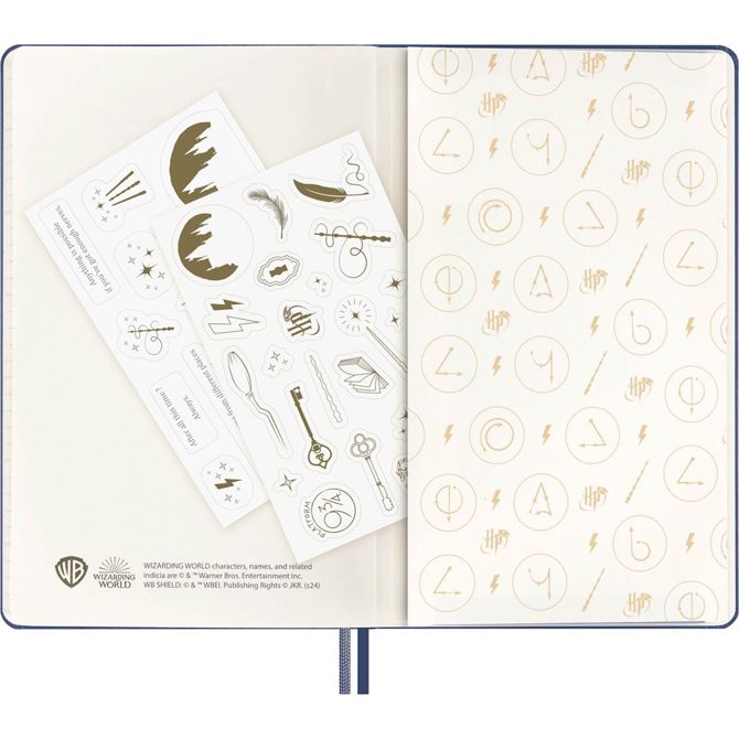 Moleskine notebook, Le Harry Potter Patronum, LG, črtni, trde platnice 5