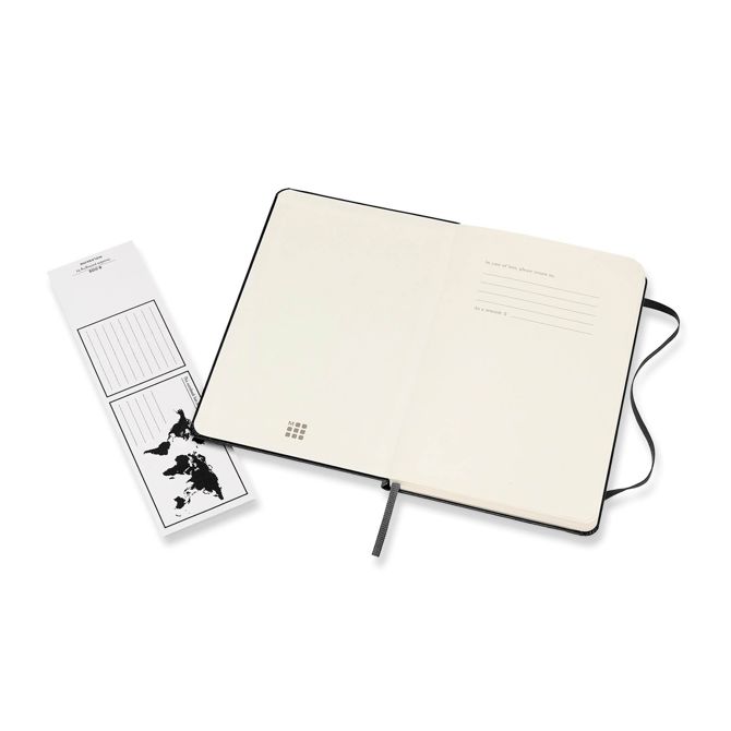 Moleskine notebook, Medium, brezčrtni, trde platnice 3