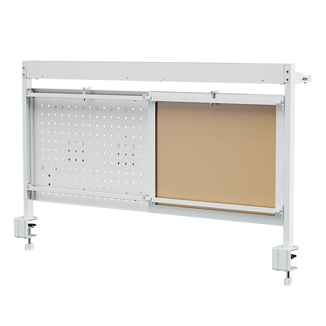 Namizni organizator ErgoOffice ER-301W, 1116 x 242 x 726 mm, obremenitev do 10 kg, bele barve 2