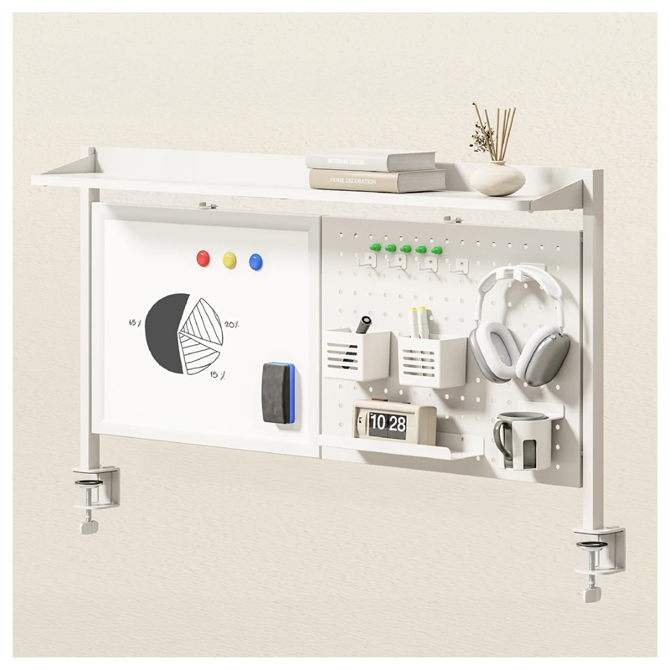 Namizni organizator ErgoOffice ER-301W, 1116 x 242 x 726 mm, obremenitev do 10 kg, bele barve 6