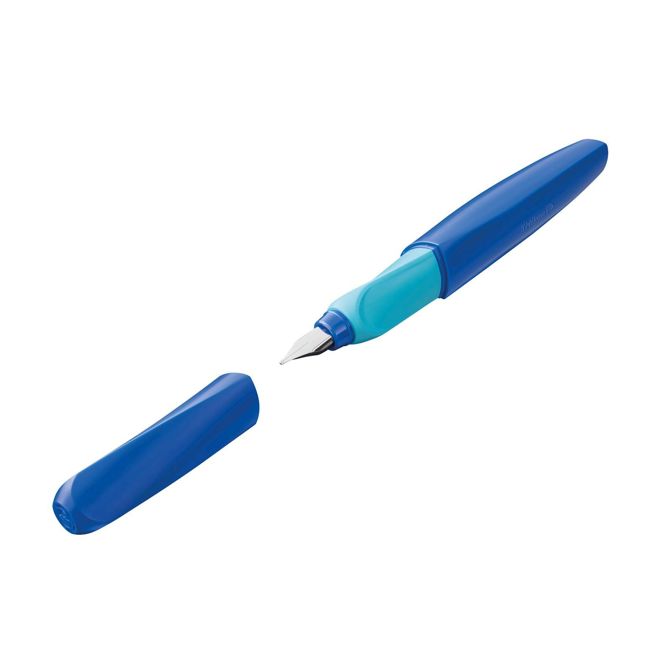 Pelikan nalivno pero Twist + 2x črnilni vložki, Deep Blue, na blistru 2