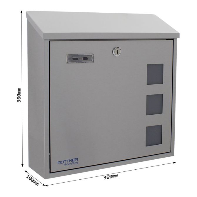 Poštni nabiralnik Muro Inox 4