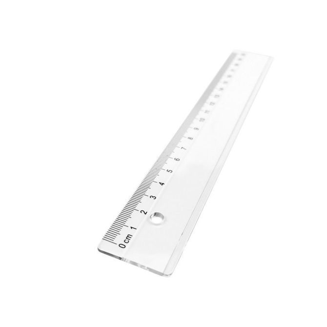 Ravnilo levia 20cm prozorno  4