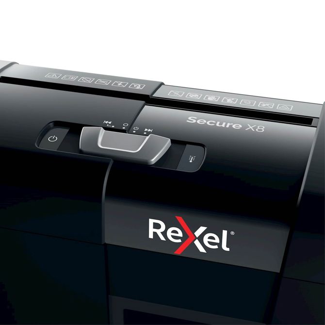 Uničevalec dokumentov Rexel Secure X8, P-4, 4 mm x 40 mm 5