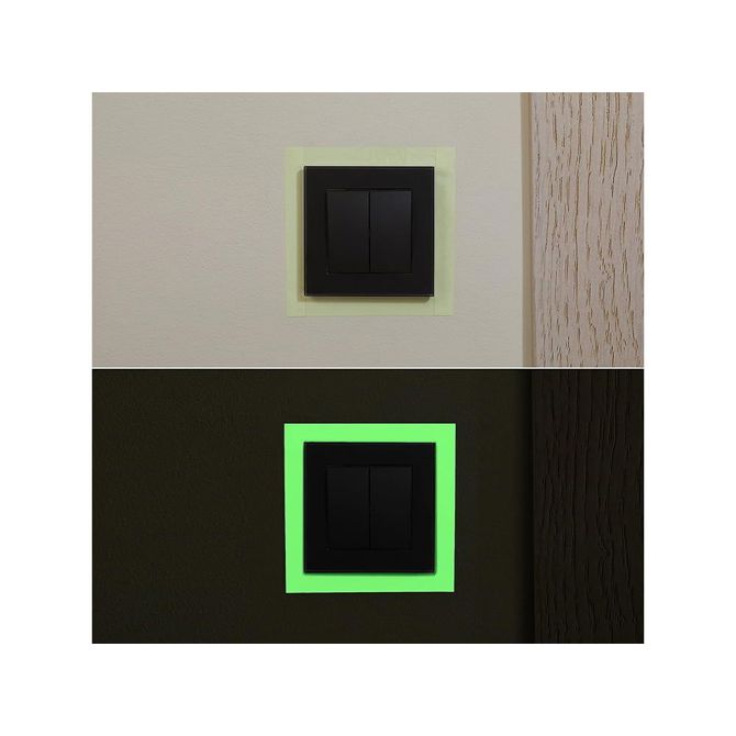 Samolepilni fluorescentni trak 3cm svetleč v temi 5m 3