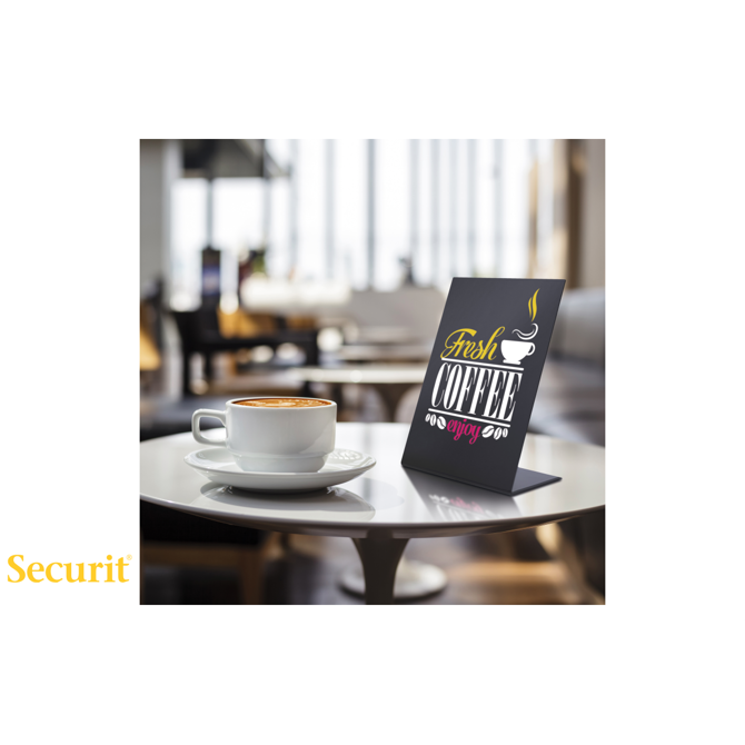 Črna tabla iz pleksija Securit® A5 - 3-je kosi 2