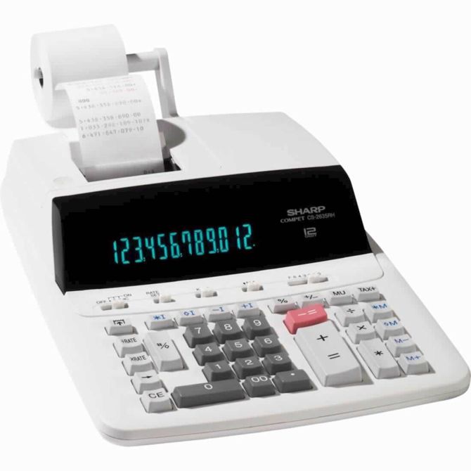 Namizni električni kalkulator Sharp CS2635 3