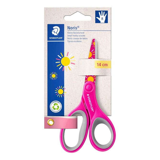 Staedtler otroške škarje Noris Club za desničarje, 14 cm, na kartonskem blistru 2