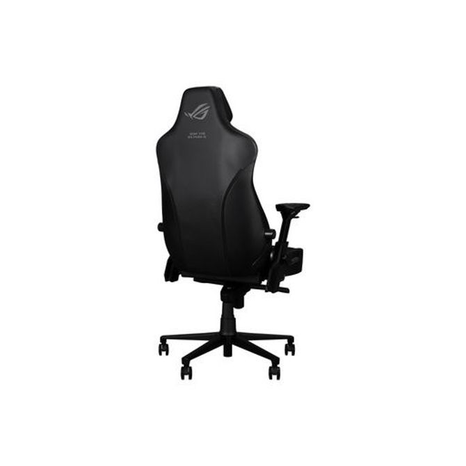 Gaming stol Asus ROG Courser Core, dinamični nagib 90°–155°, 4D naslonjala, prilagodljiva ledvena opora, magnetna opora za glavo, črn 4