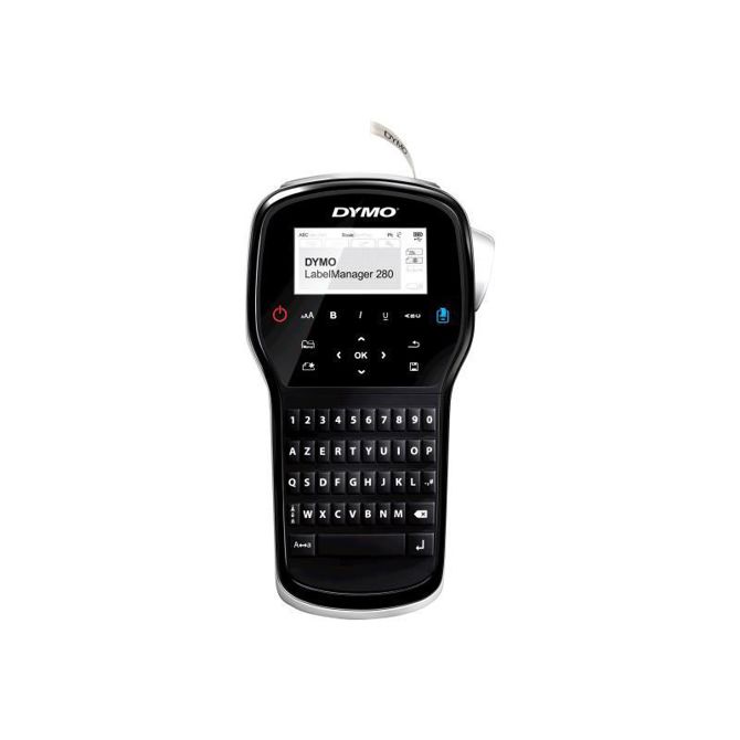 Tiskalnik nalepk Dymo LabelManager 280 prenosni, črna, AZERTY, USB, polnilna baterija 3