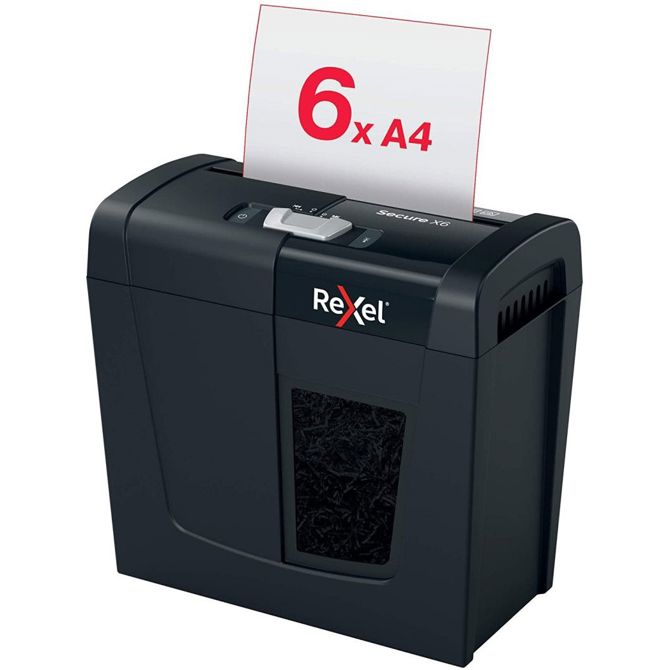 Uničevalec dokumentov rexel strip cut x6 4x40 secure 2020122eu p-4 3