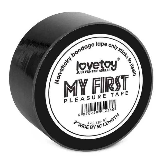 Bondage trak LoveToy Non-Sticky, črn
