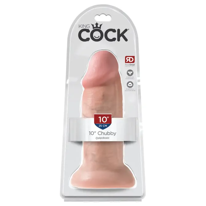 Dildo King Cock Chubby Light, 25 cm