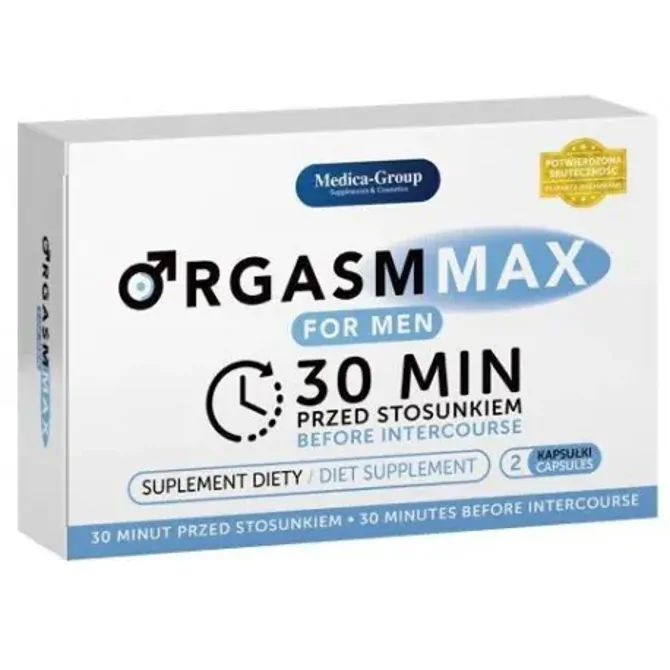 Erekcijske tablete Orgasm Max For Men 2/1
