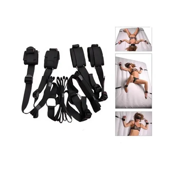 KOMPLET Bedroom Bed Bondage Restraints Kit