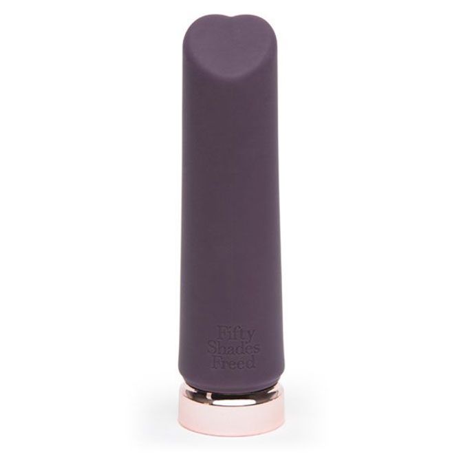 Mini vibrator Fifty Shades Freed Crazy For You, 10 cm, USB-polnjenje, vijoličen