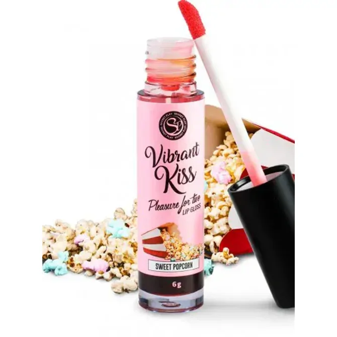 STIMULACIJSKI LIP GLOSS Vibrant Kiss Sweet Popcorn