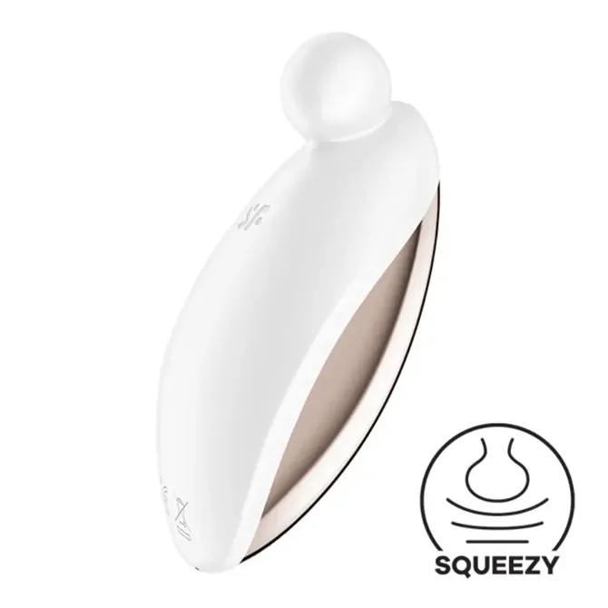 Stimulator klitorisa Satisfyer Spot On 2, bele barve