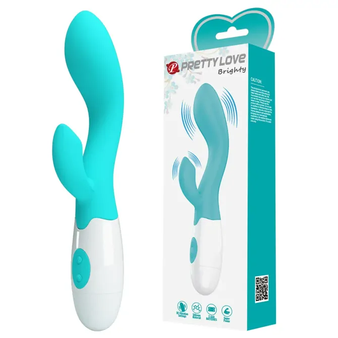 Rabbit vibrator Pretty Love Brighty, zelen