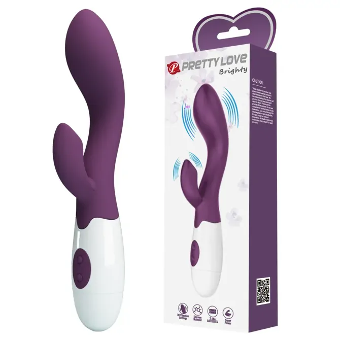 Rabbit vibrator Pretty Love Brighty, vijoličen