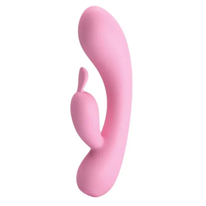 Rabbit vibrator Pretty Love Hugo, USB-polnjenje, roza