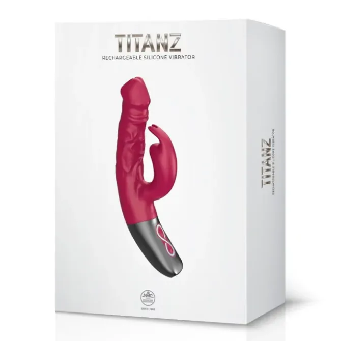 Rabbit vibrator Titanz 7, roza