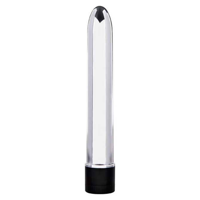 Vibrator Toy Joy Retro Slimline, 2 x AA, srebrn