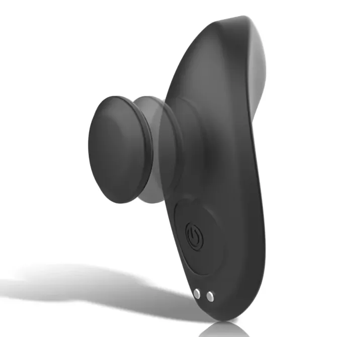 Vibrator za hlačke Black & Silver Preston, črn