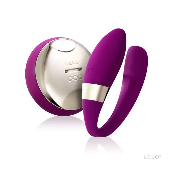 Vibro stimulator za pare Lelo TIANI 2 Deep Rose, brezžični upravljalnik, USB-polnjenje, vijoličen
