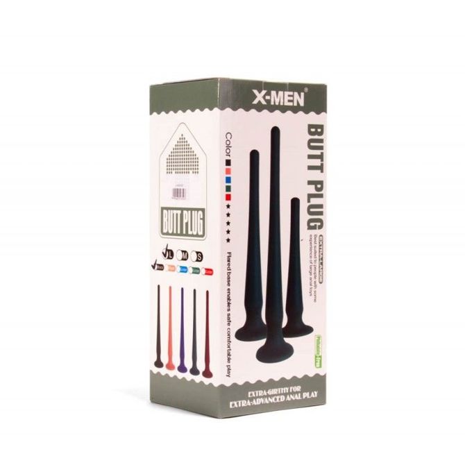 ANALNI ČEP X-MEN Extra-Girthy Small Black 3