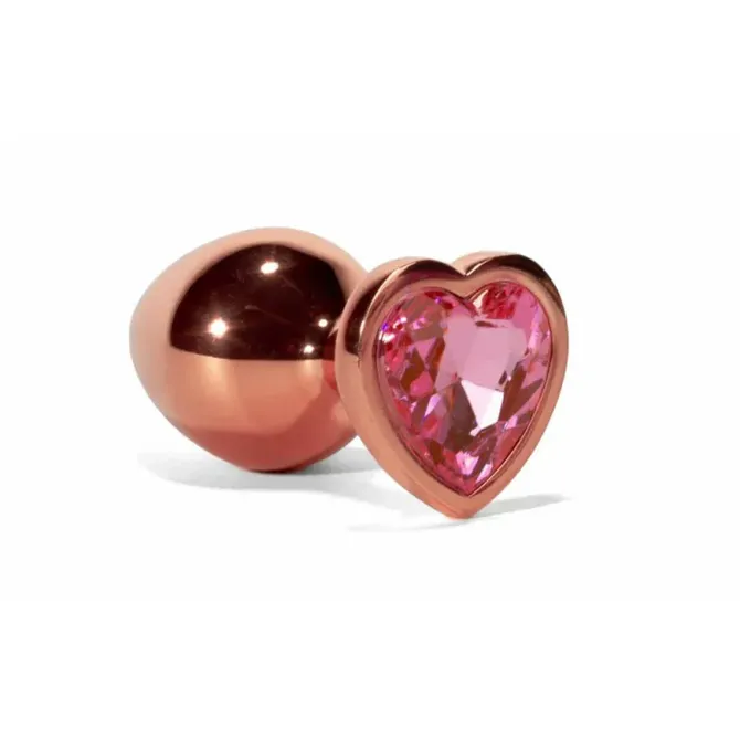 ANALNI ČEP X-MEN Secret Shine Rose Gold Heart (L) 4