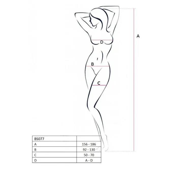 BODYSTOCKING BS077 Black 3