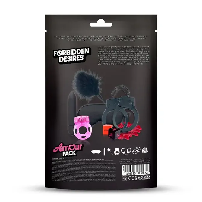 Darilni paket Amour Pack Forbidden Desires 7/1, erotični komplet za pare 3