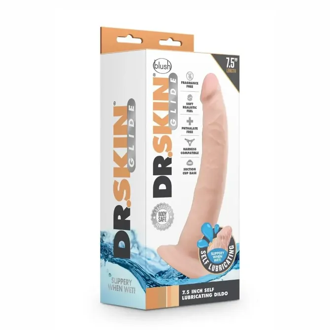 DILDO Blush Dr.Skin Self Lubricating 7,5'' 4