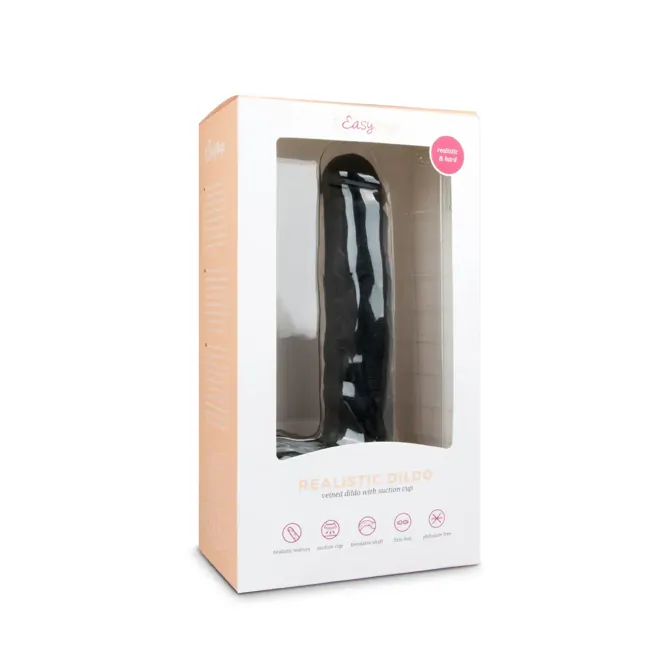 DILDO Easytoys Realistic Black 29,5 cm 4
