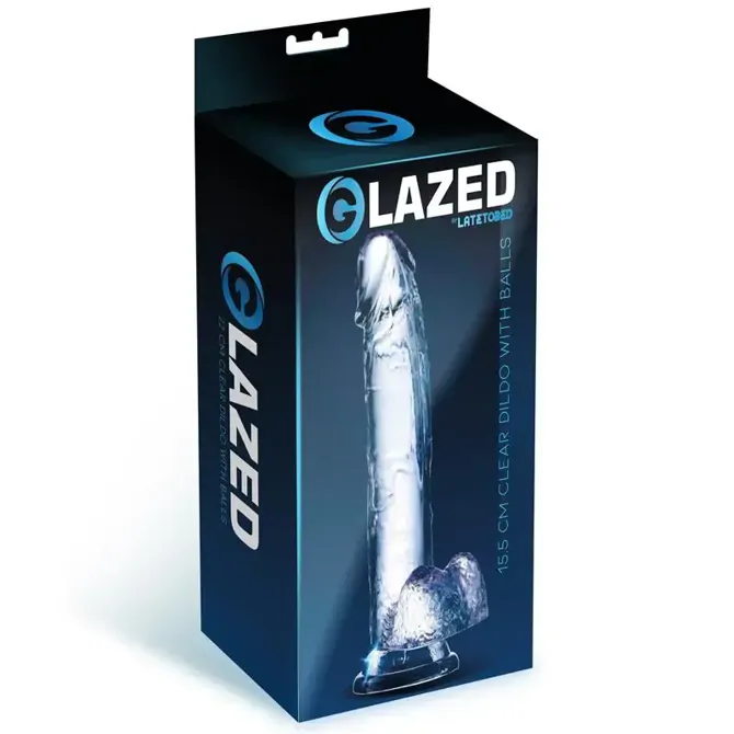DILDO Glazed Crystal 15.5 cm 3