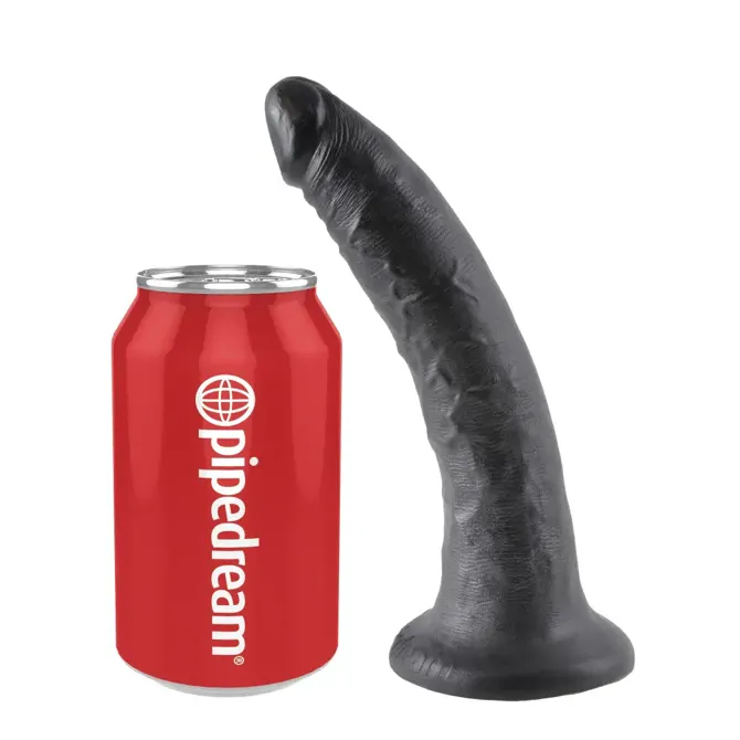 Dildo King Cock Black, 18 cm 4