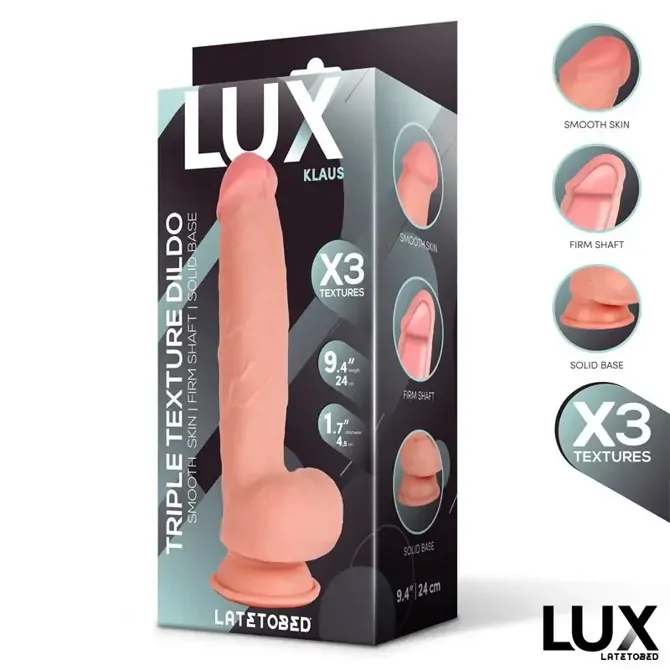 Dildo Lux Klaus Triple Density, 24 cm 6
