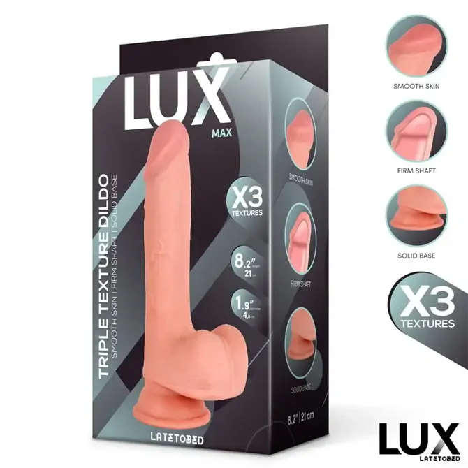 Dildo Lux Max Triple Density, 21 cm 6