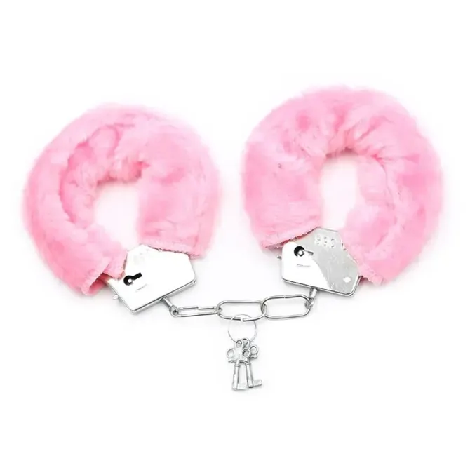 Erotične lisice Intoyou BDSM Line Furry, roza 4