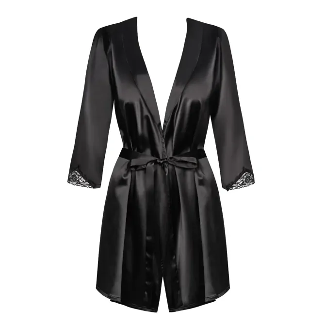 KIMONO Obessive Satinia Black 3
