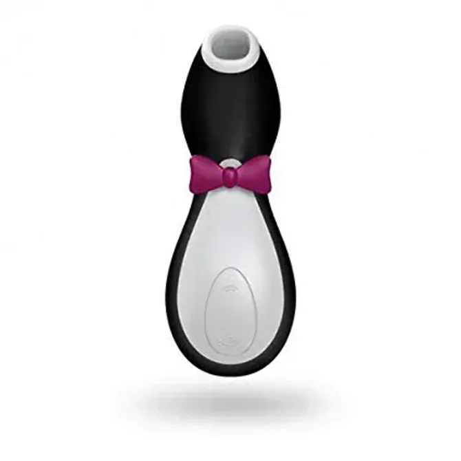 Klitoralni stimulator Satisfyer Pro Penguin, USB-polnjenje, črno-bel 3