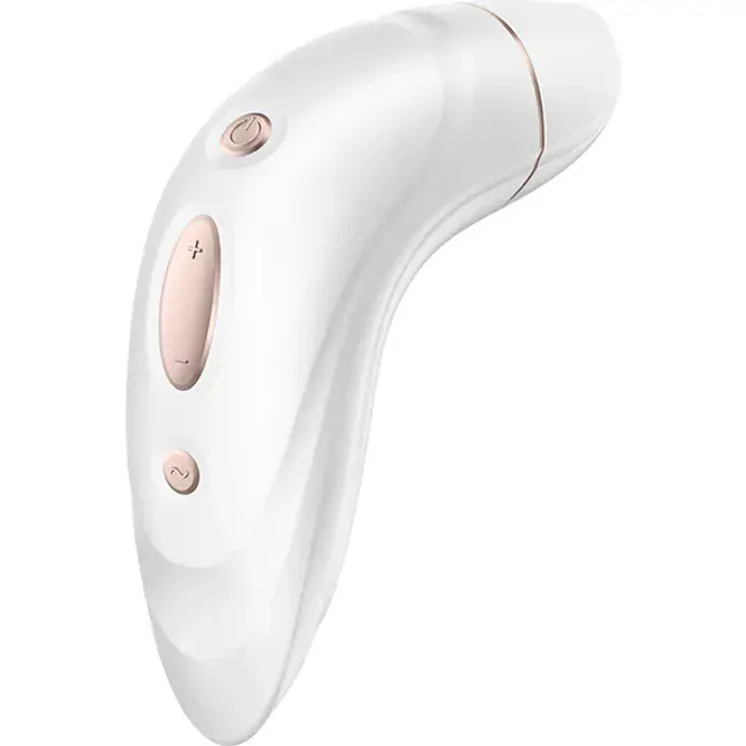Klitoralni stimulator Satisfyer Pro Plus Vibration, USB-polnjenje, bel 2